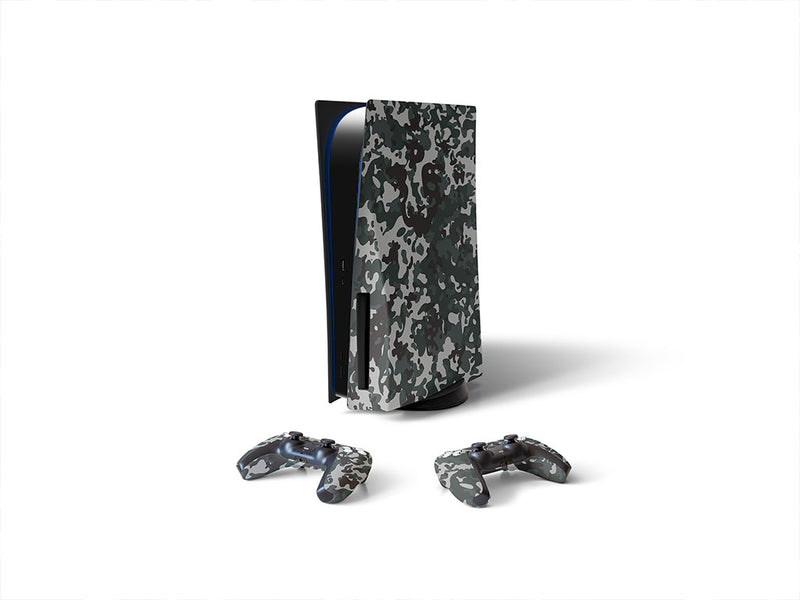 pebble flecktarn camouflage Sony PS5 DIY Skin
