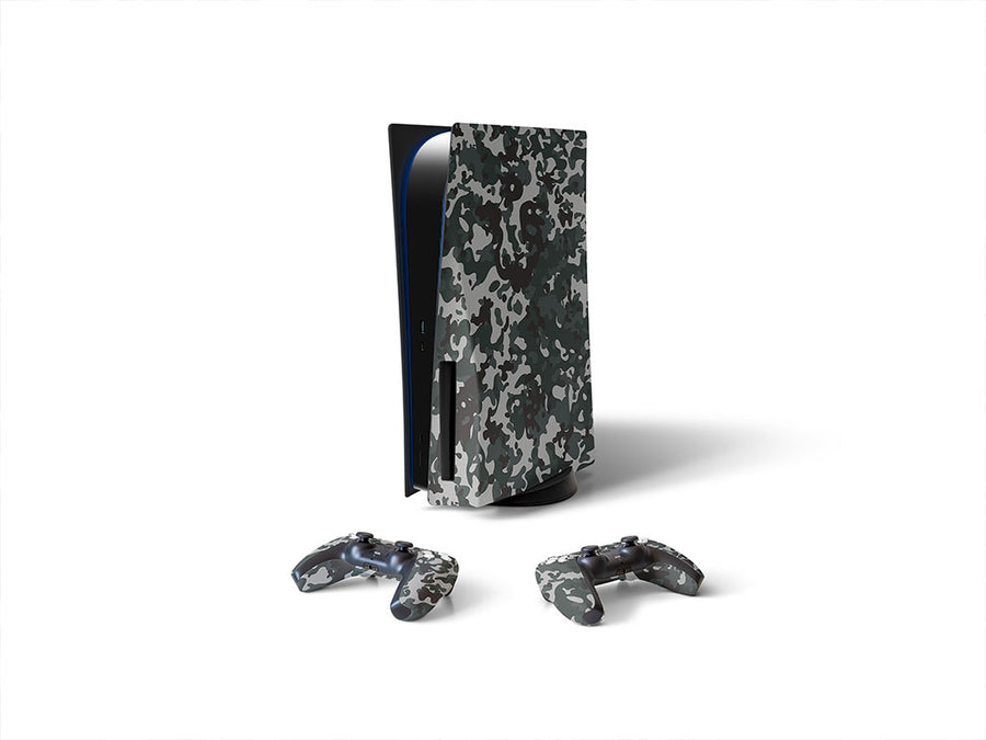 pebble flecktarn camouflage Sony PS5 DIY Skin