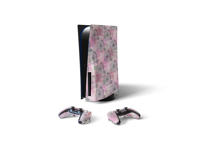 penny farthings steampunk Sony PS5 DIY Skin