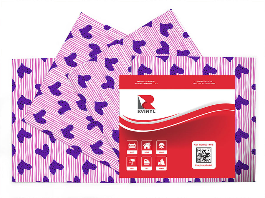people eater heart Craft Vinyl Sheet Pack