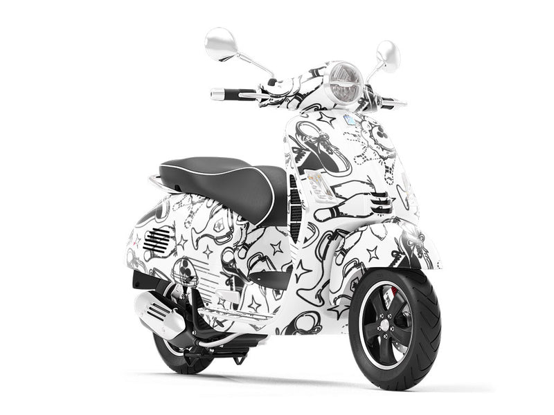 Perfect Strike Sport Vespa Scooter Wrap Film