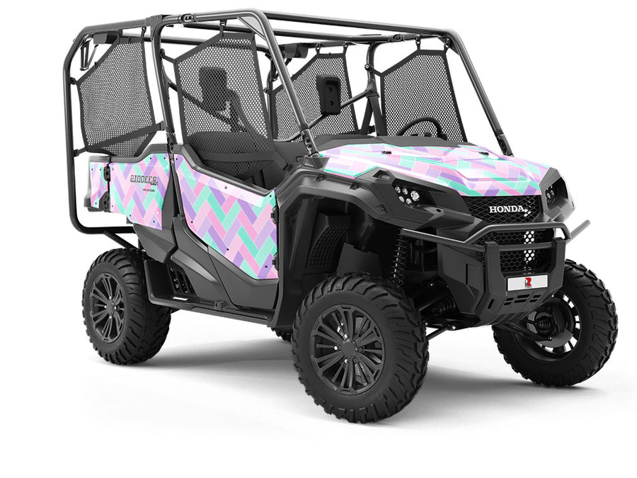 Periwinkle Brick Utility Vehicle Vinyl Wrap