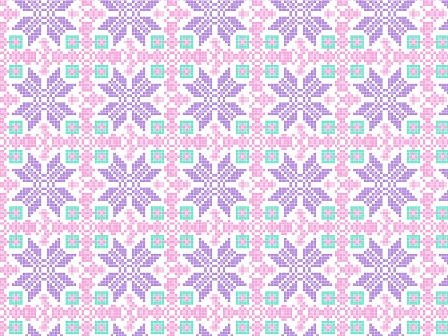 Periwinkle Pansies Mosaic Vinyl Wrap Pattern~Rwraps Series 914 Digitally Printed Vinyl Wrap~0