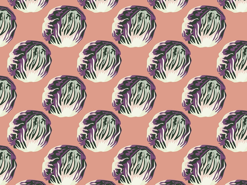 Perseo Radicchio Vegetable Vinyl Wrap Pattern~Rwraps Series 914 Digitally Printed Vinyl Wrap~0