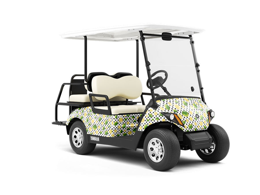 Persian Fruit Wrapped Golf Cart