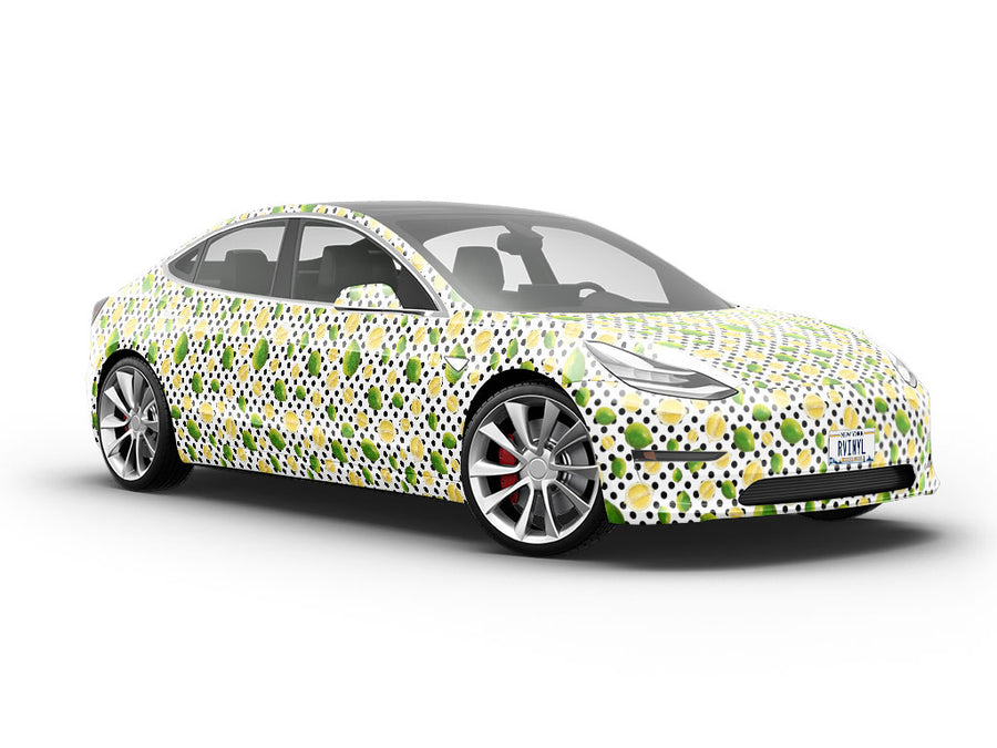 Persian Fruit Vehicle Vinyl Wrap