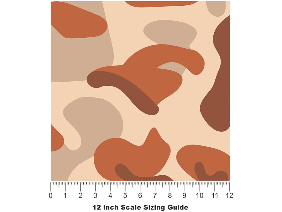 Persian Multicam Camouflage Vinyl Film Pattern Size 12 inch Scale~Rwraps Persian Multicam Camouflage Sizing Chart~3