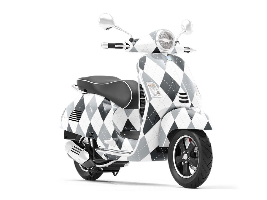 Pesky Pebbles Argyle Vespa Scooter Wrap Film