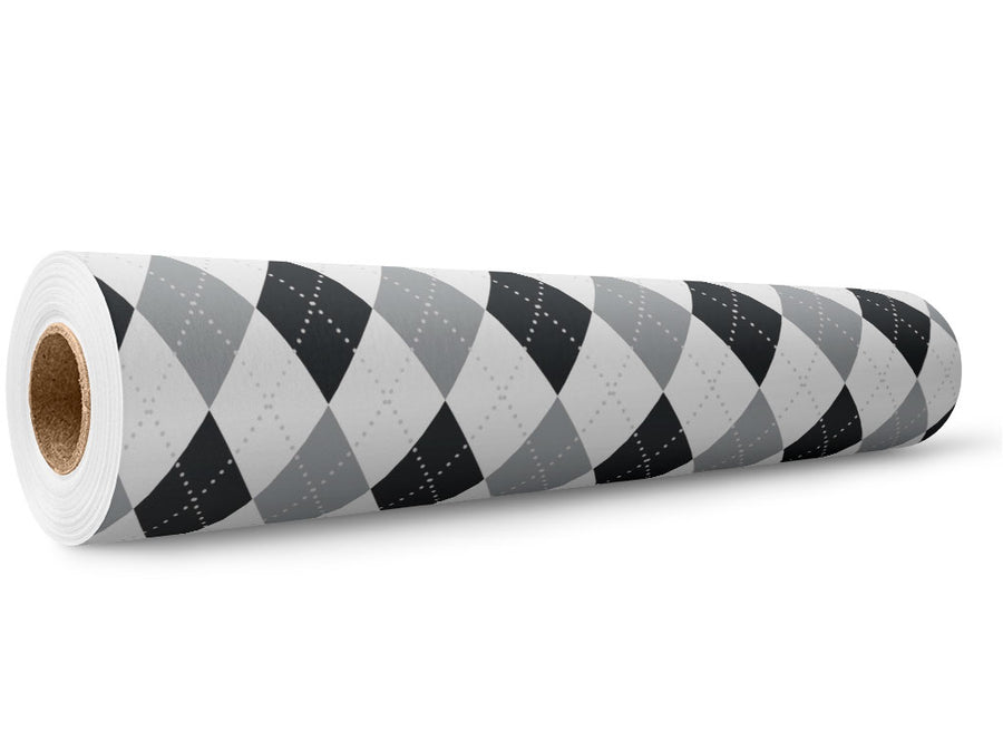 Pesky Pebbles Argyle Wrap Film Wholesale Roll~Rwraps Series 914 Digitally Printed Vinyl Roll~5