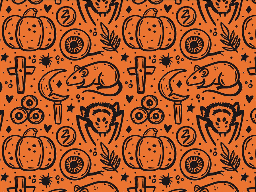 Pest Parade Spooky Fun Vinyl Wrap Pattern~Rwraps Series 914 Digitally Printed Vinyl Wrap~0