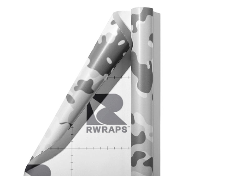 Pewter Salt Camouflage Wrap Film Sheets~Rwraps Series 914 Pewter Salt Camouflage Scrolled Sheet~3