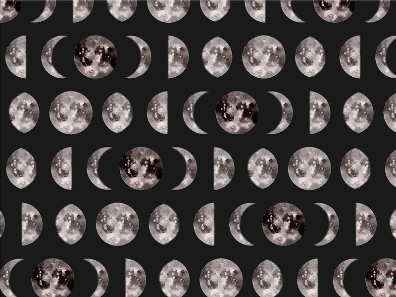 Phasing Moons Astrology Vinyl Wrap Pattern~Rwraps Series 914 Digitally Printed Vinyl Wrap~0