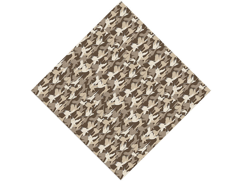 Pheasant Silhouette Camouflage Vinyl Wrap Pattern
