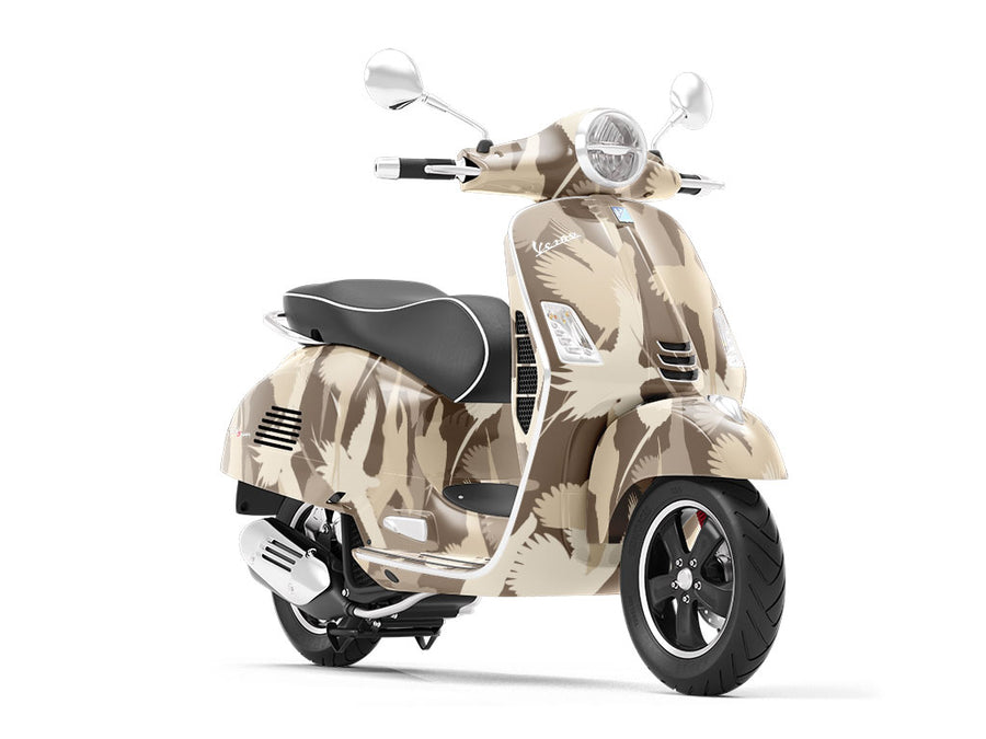 Pheasant Silhouette Camouflage Vespa Scooter Wrap Film