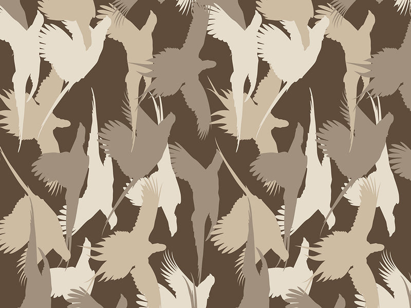 Pheasant Silhouette Camouflage Vinyl Wrap Pattern~Rwraps Series 914 Digitally Printed Vinyl Wrap~0