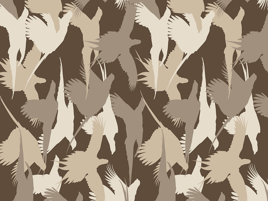Pheasant Silhouette Camouflage Vinyl Wrap Pattern~Rwraps Series 914 Digitally Printed Vinyl Wrap~0