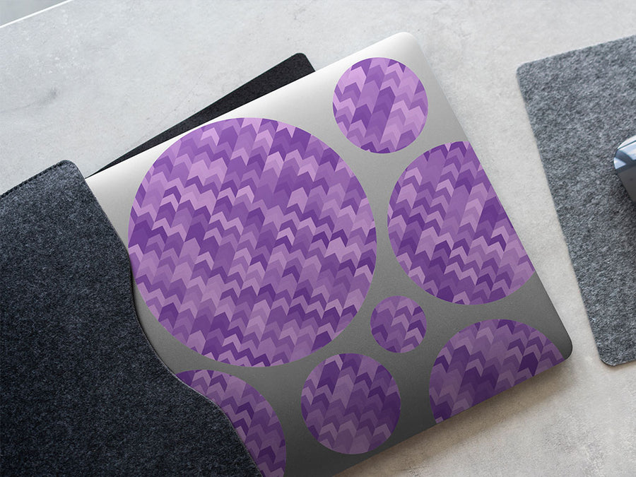 phoenician dye abstract geometric DIY Laptop Stickers