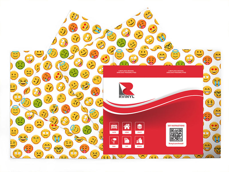 phone rip emoji Craft Vinyl Sheet Pack
