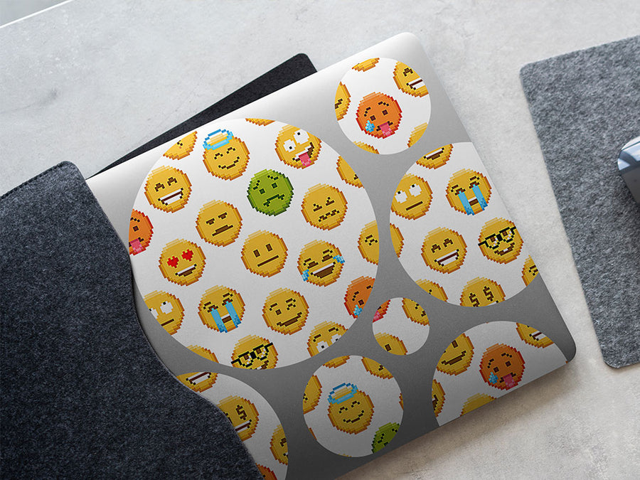 phone rip emoji DIY Laptop Stickers