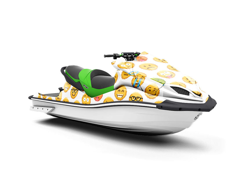 Phone Rip Emoji Jet Ski Vinyl Customized Wrap