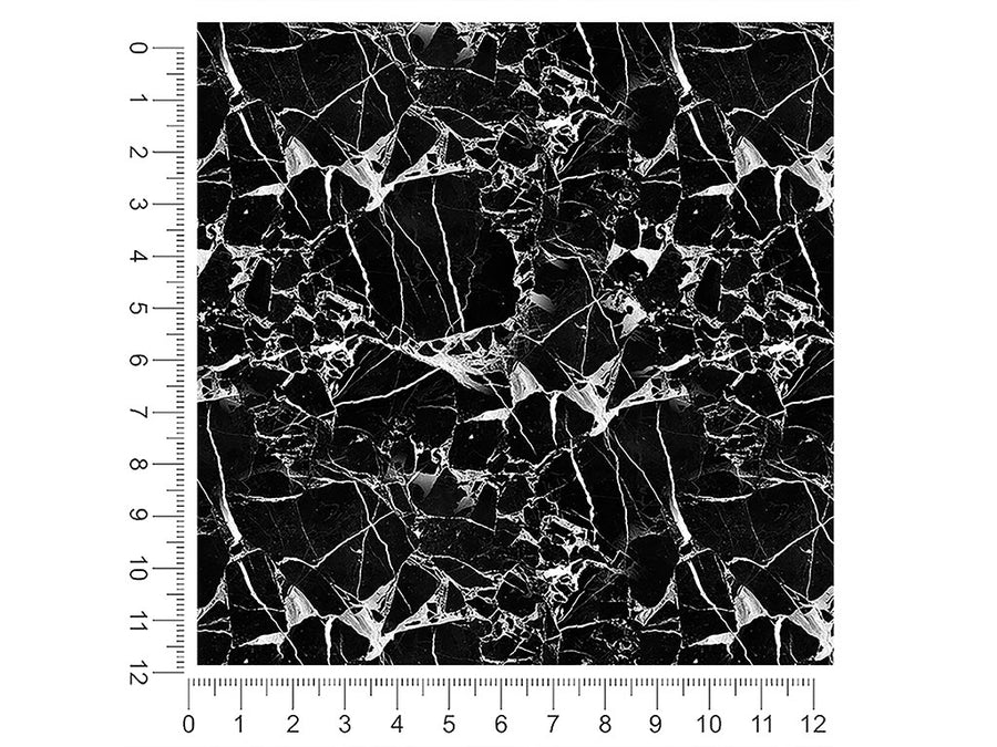 picasso black marble stone 1ft x 1ft Craft Sheets