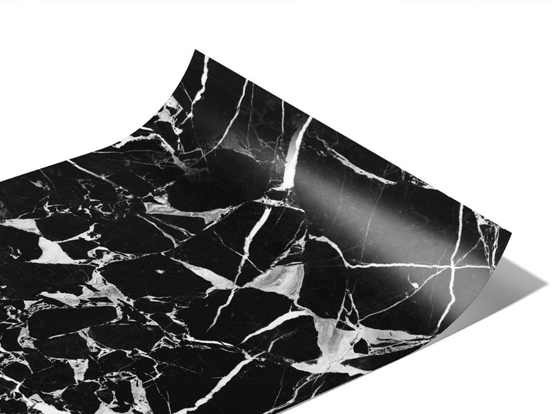 Picasso Black Marble Vinyl Wraps~Rwraps Series 914 Digitally Printed Vinyl Wrap~0