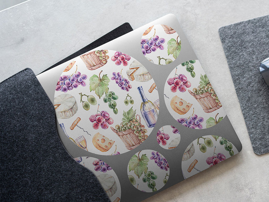 picnic charcuterie alcohol DIY Laptop Stickers