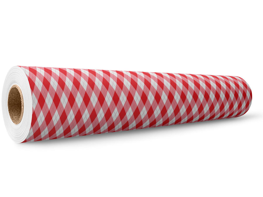 Picnic Date Argyle Wrap Film Wholesale Roll~Rwraps Series 914 Digitally Printed Vinyl Roll~5