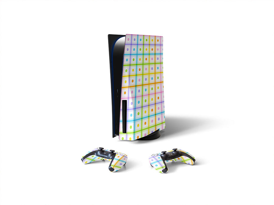 picnic date polka dot Sony PS5 DIY Skin