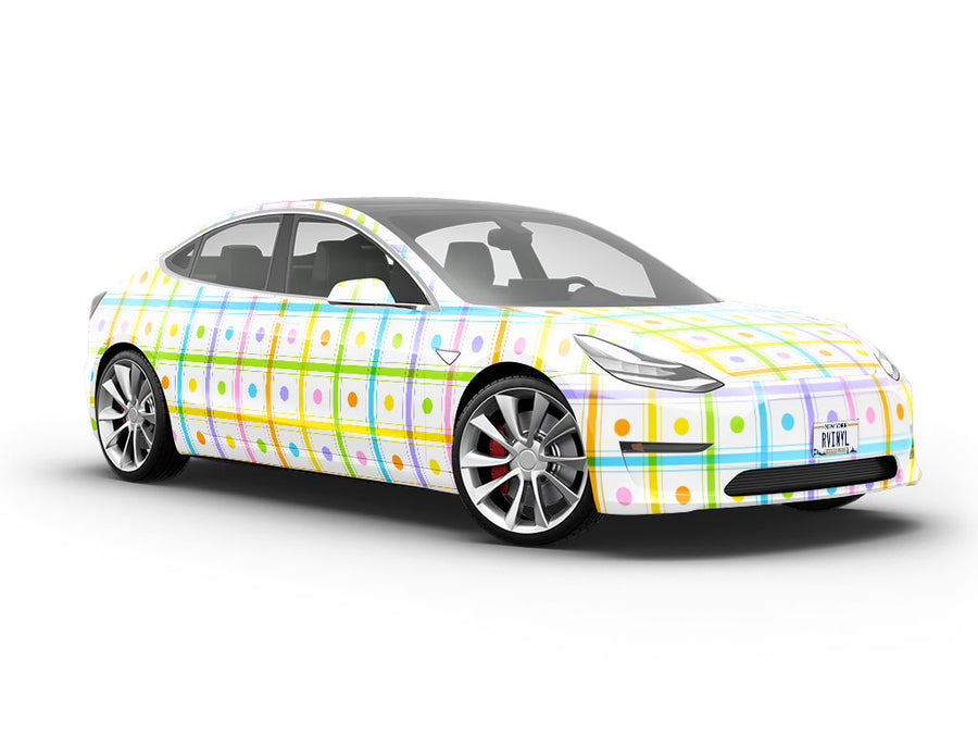 Picnic Date Polka Dot Vehicle Vinyl Wrap