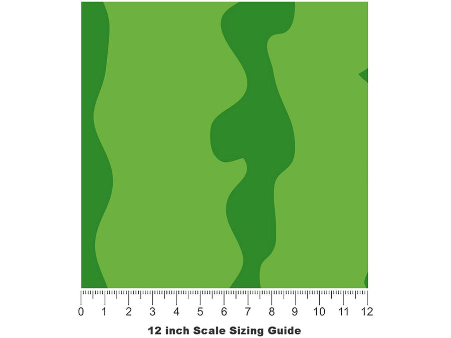 Picnic Rind Fruit Vinyl Film Pattern Size 12 inch Scale~Rwraps Picnic Rind Fruit Sizing Chart~2