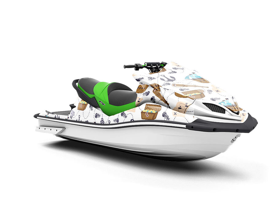 Pilfer and Plunder Pirate Jet Ski Vinyl Customized Wrap