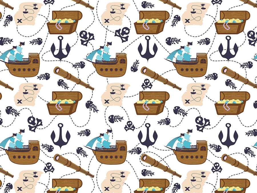 Pilfer and Plunder Pirate Vinyl Wrap Pattern~Rwraps Series 914 Digitally Printed Vinyl Wrap~0