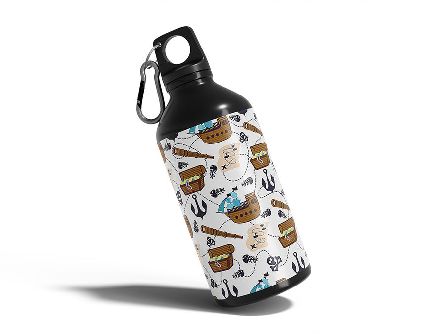 pilfer and plunder pirate Water Bottle DIY Stickers