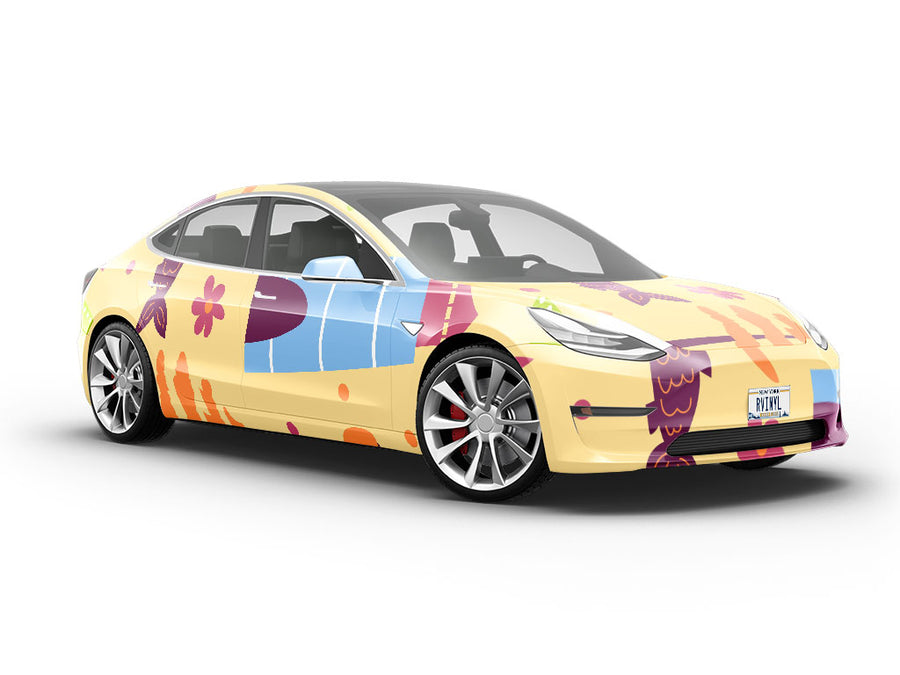 Pine Tree Americana Vehicle Vinyl Wrap