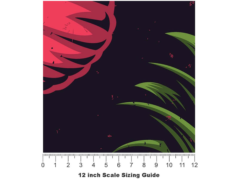 Pineapple Head Halloween Vinyl Film Pattern Size 12 inch Scale~Rwraps Pineapple Head Halloween Sizing Chart~2