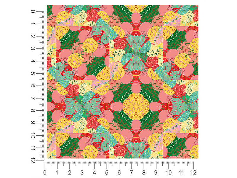 pineapple pleasure mosaic 1ft x 1ft Craft Sheets