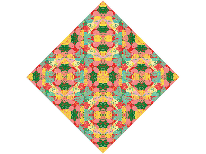 Pineapple Pleasure Mosaic Vinyl Wrap Pattern