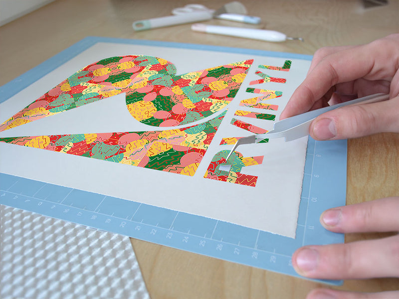 pineapple pleasure mosaic Easy Weed Craft Vinyl