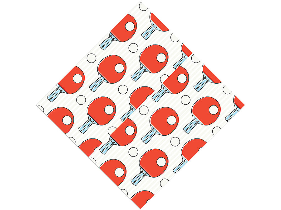 Ping Pong Sport Vinyl Wrap Pattern