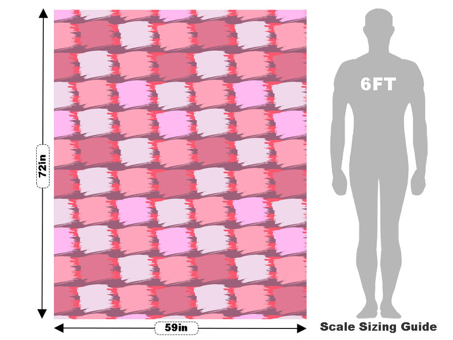Pink Brick Vehicle Wrap Scale~Rwraps Series 914 Pink Brick Measurements~2