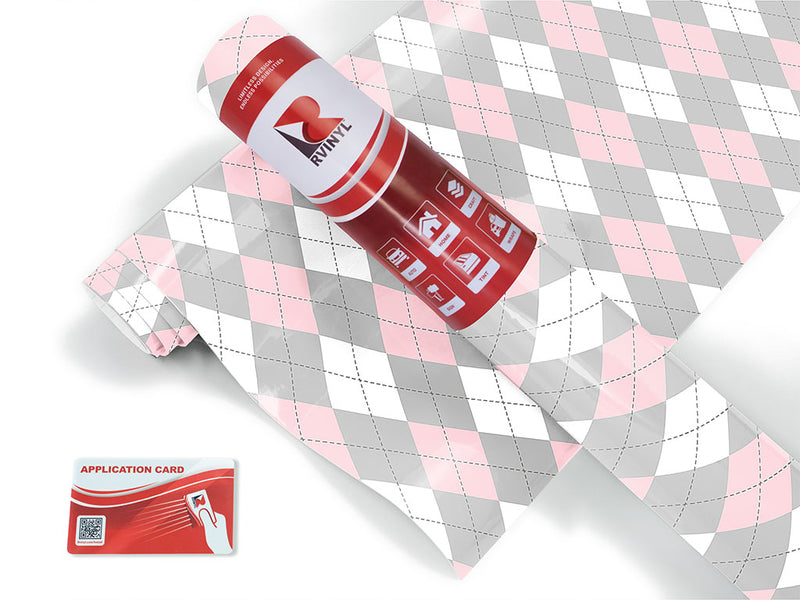 pink blockers argyle Craft Vinyl Roll
