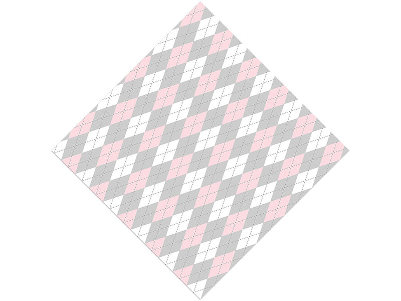 Pink Blockers Argyle Vinyl Wrap Pattern
