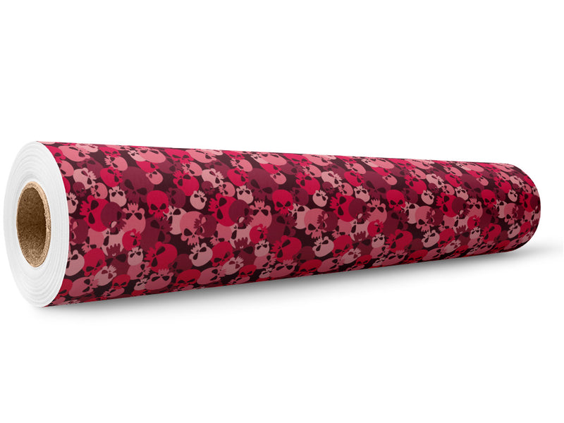 Pink Calvaria Halloween Wrap Film Wholesale Roll~Rwraps Series 914 Digitally Printed Vinyl Roll~5