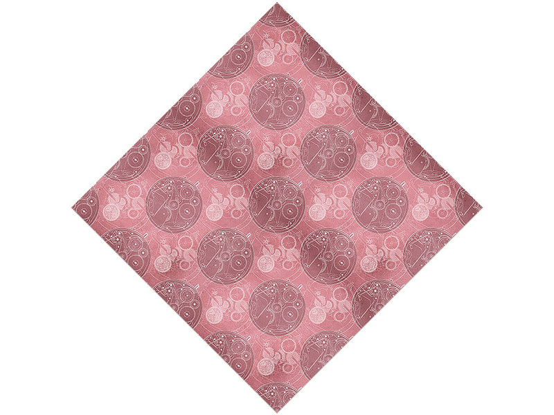 Pink Clockwork Steampunk Vinyl Wrap Pattern