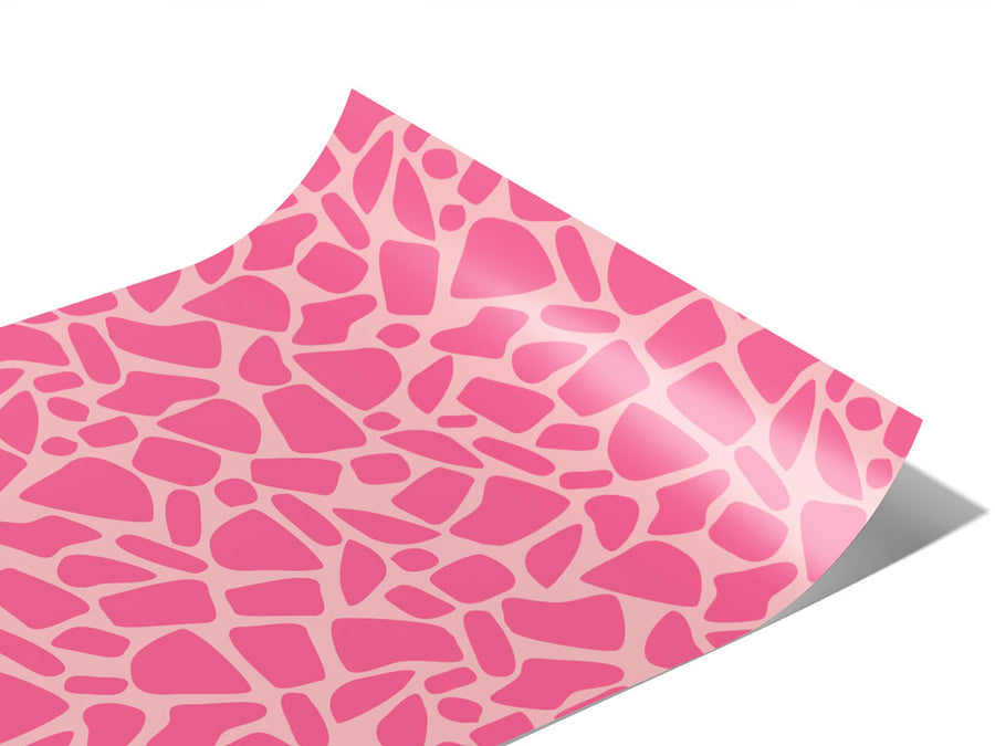 Pink Cobblestone Vinyl Wraps~Rwraps Series 914 Digitally Printed Vinyl Wrap~1