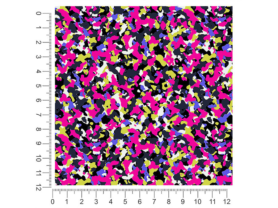 pink confetti camouflage 1ft x 1ft Craft Sheets