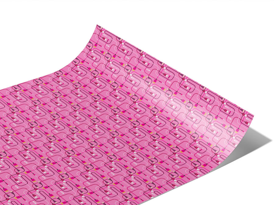 Pink Cords Technology Vinyl Wraps~Rwraps Series 914 Digitally Printed Vinyl Wrap~1