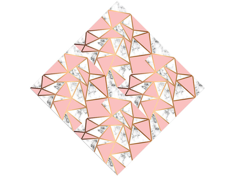 Pink Cutouts Tile Vinyl Wrap Pattern