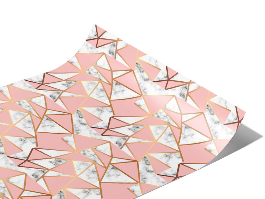 Pink Cutouts Tile Vinyl Wraps~Rwraps Series 914 Digitally Printed Vinyl Wrap~1